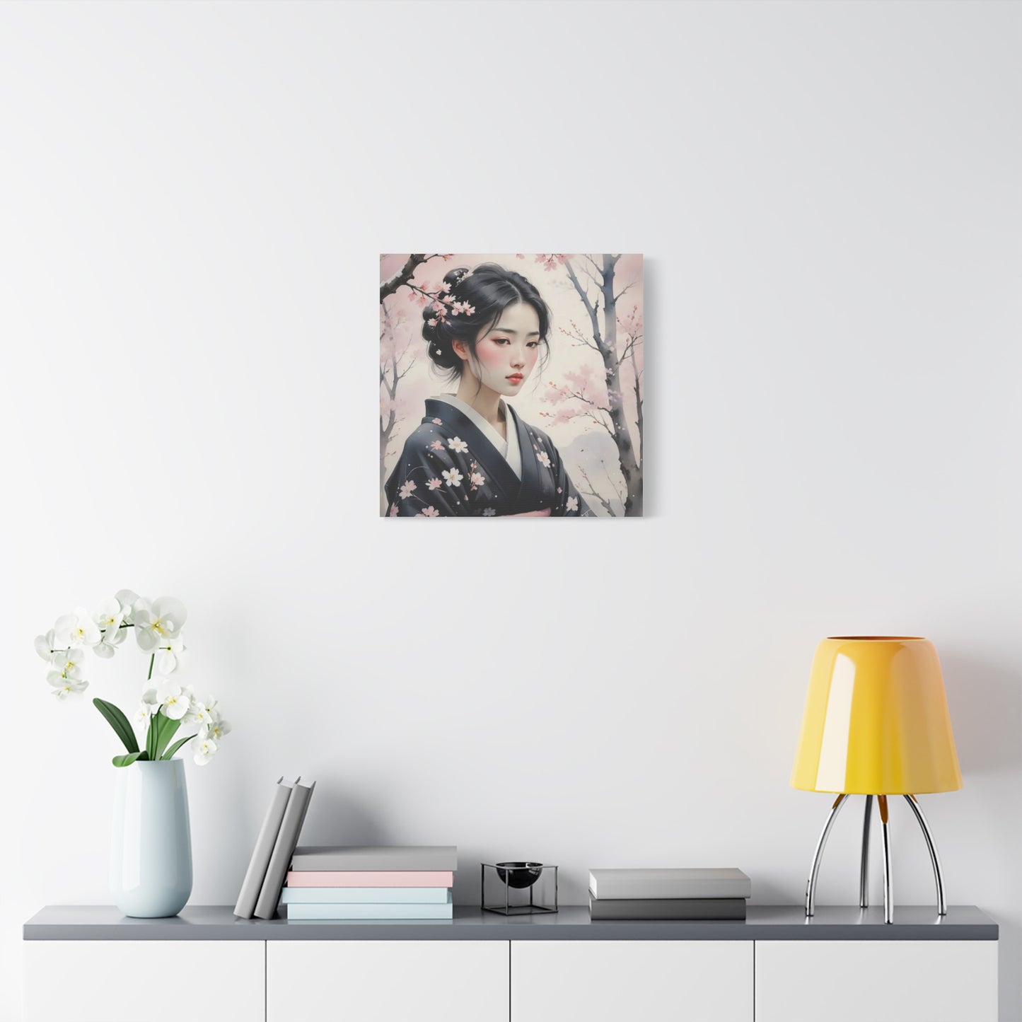 Beautiful Woman Asian Abstract Art