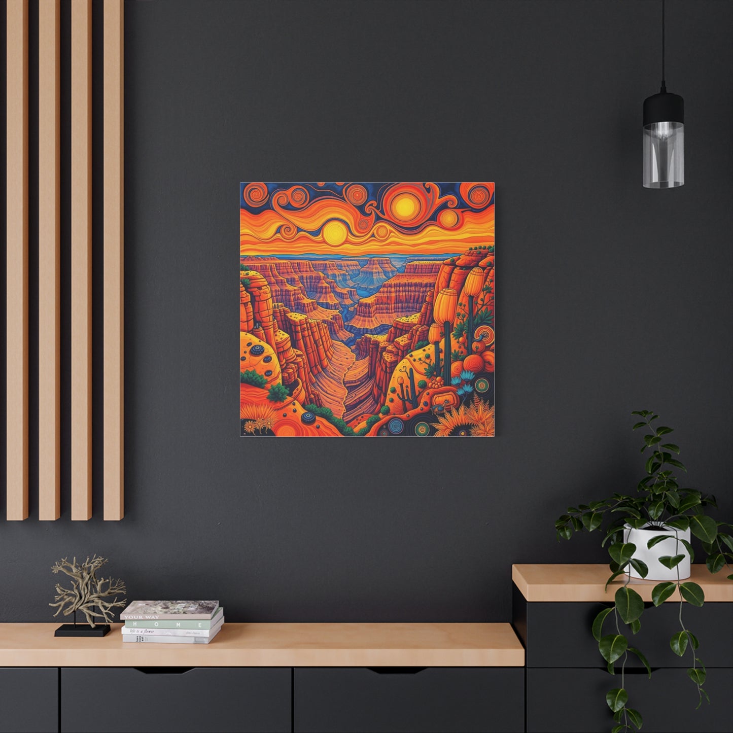 Canvas Print - Grand Canyon Abstract Art