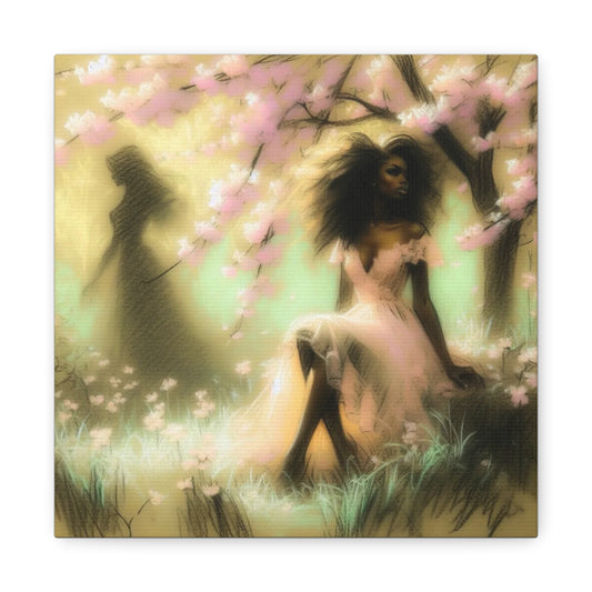 Beautiful Black Woman Canvas Art