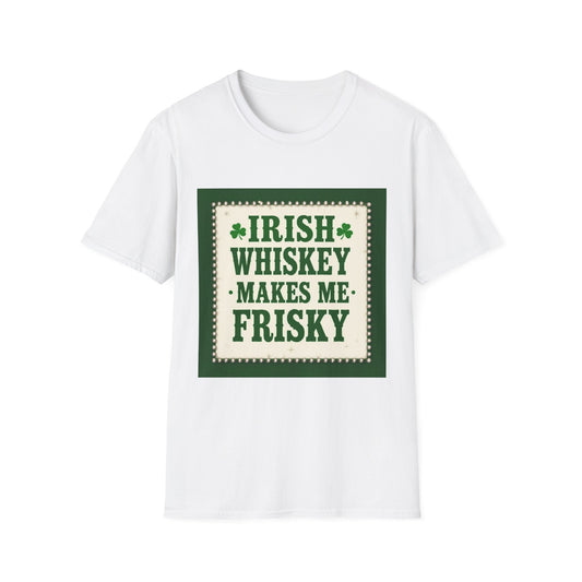 Irish Whiskey Makes Me Friskey Western Boho, Unisex T-Shirt,