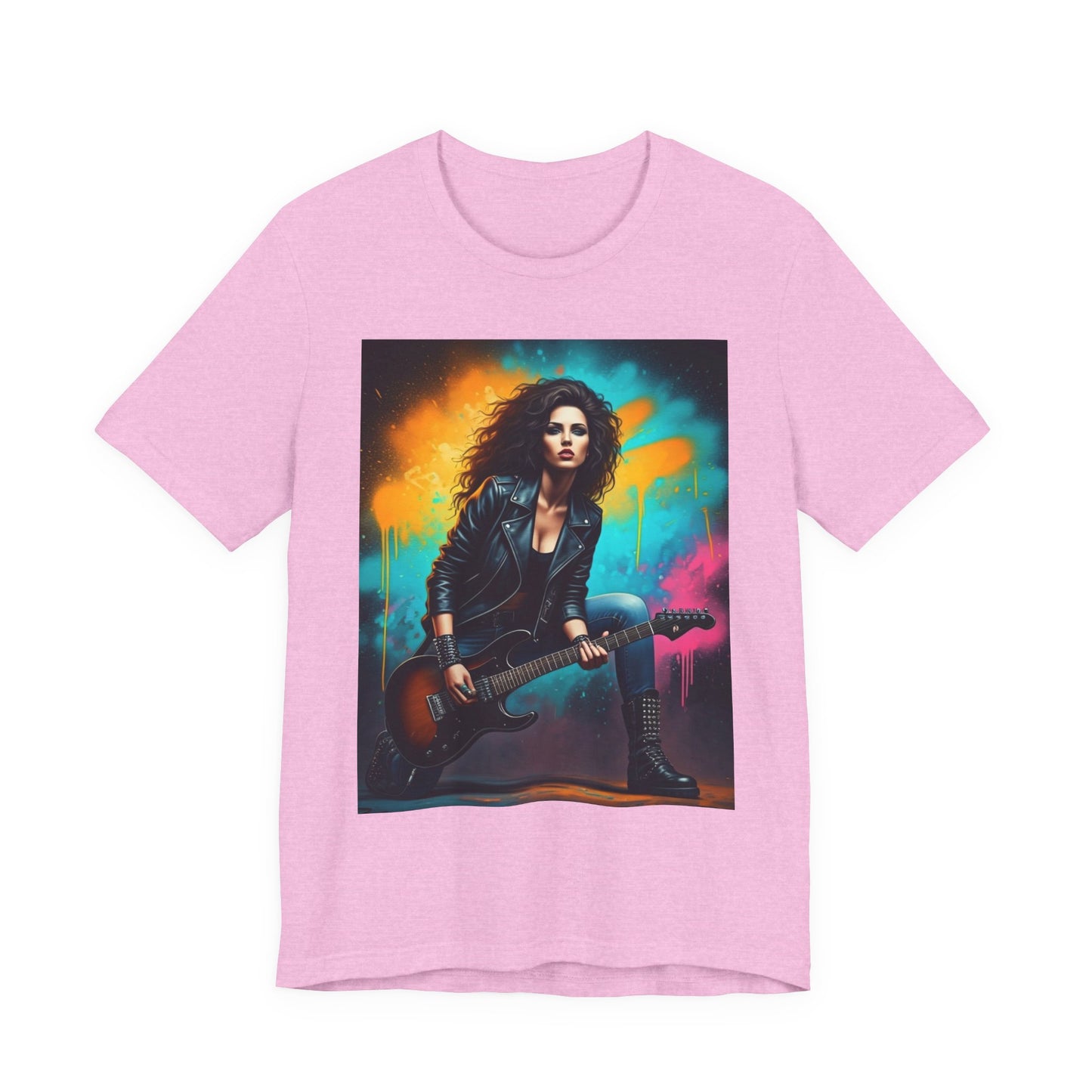 Woman Rock Star Abstract T-Shirt