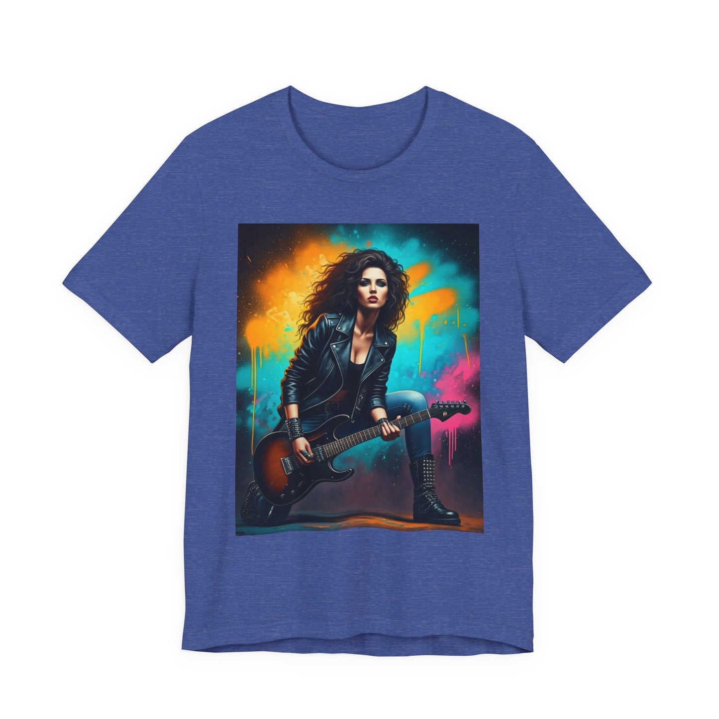 Woman Rock Star Abstract T-Shirt
