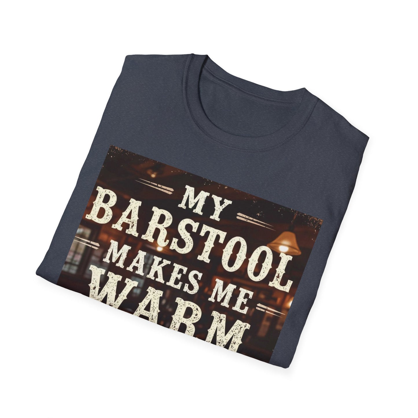 My Barstool Makes Me Feel Warm and Safe Western Boho, Unisex T-Shirt,