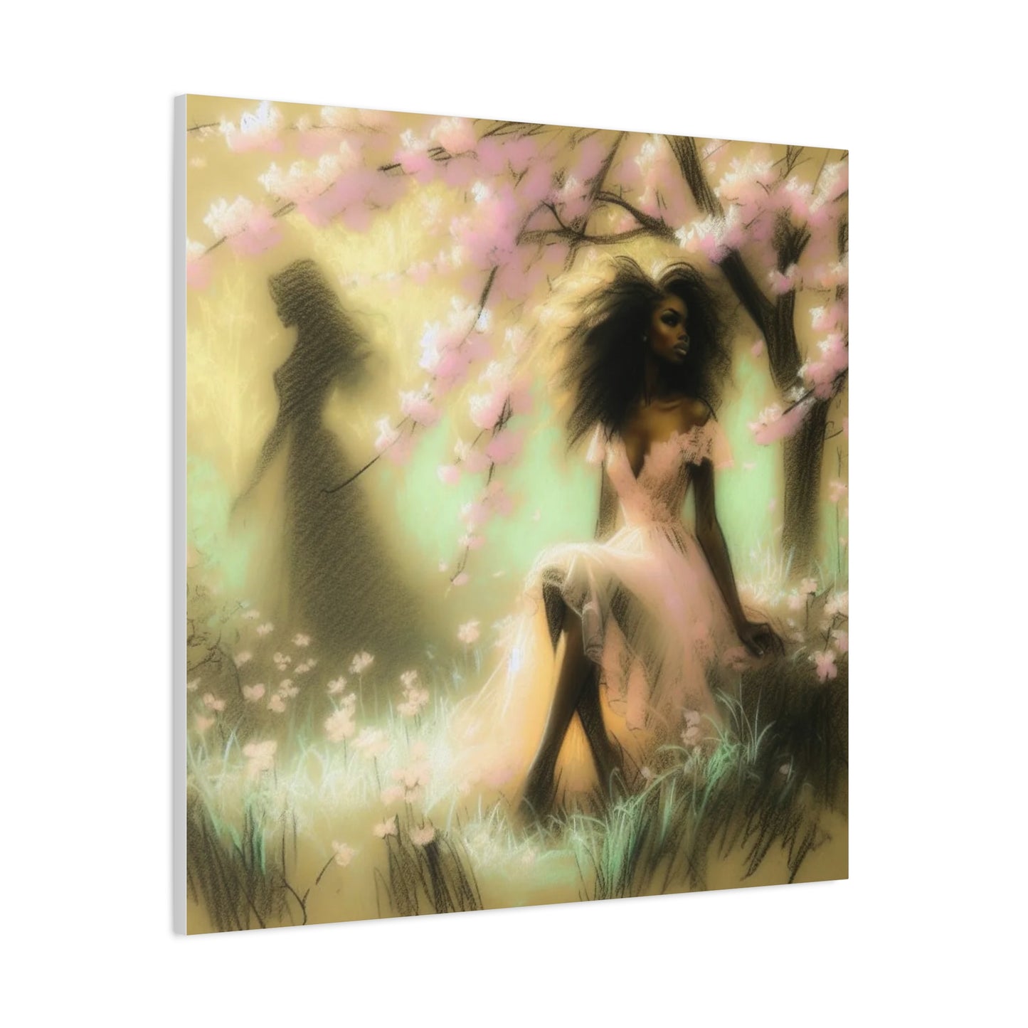Beautiful Black Woman Canvas Art