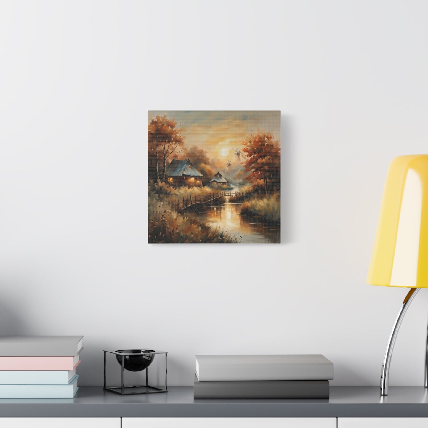 Canvas Print - Golden Hours at the Village Wall Art