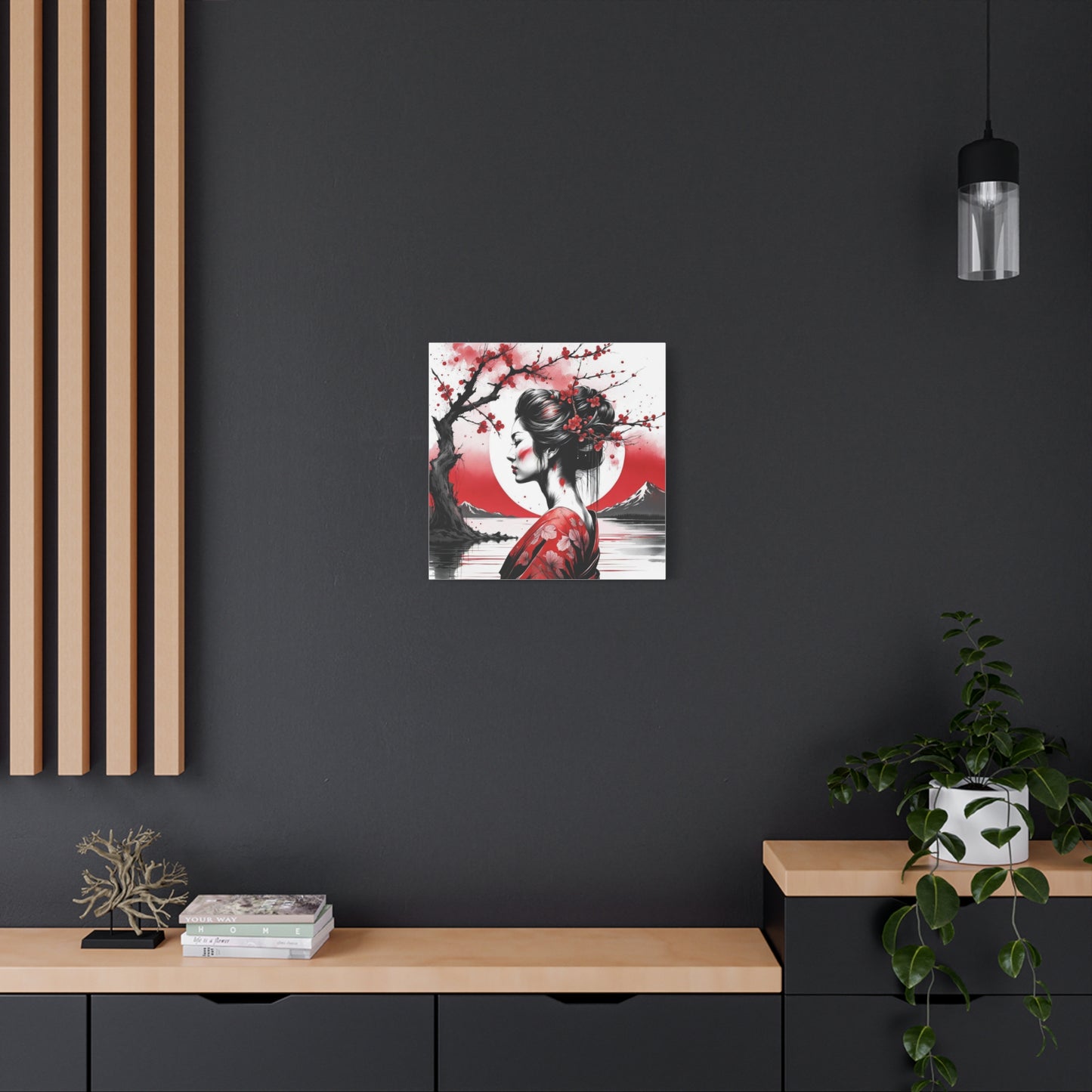 Beautiful Woman Asian Abstract Art