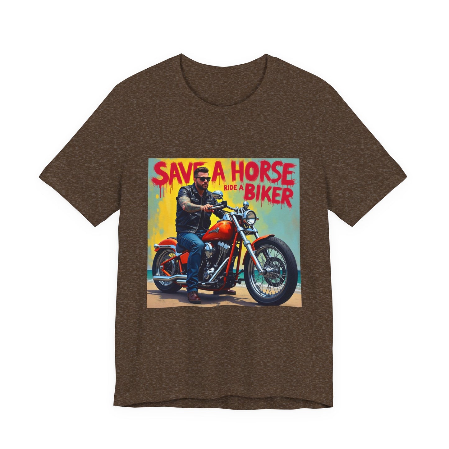 Save a Horse Ride a Biker Tee 2