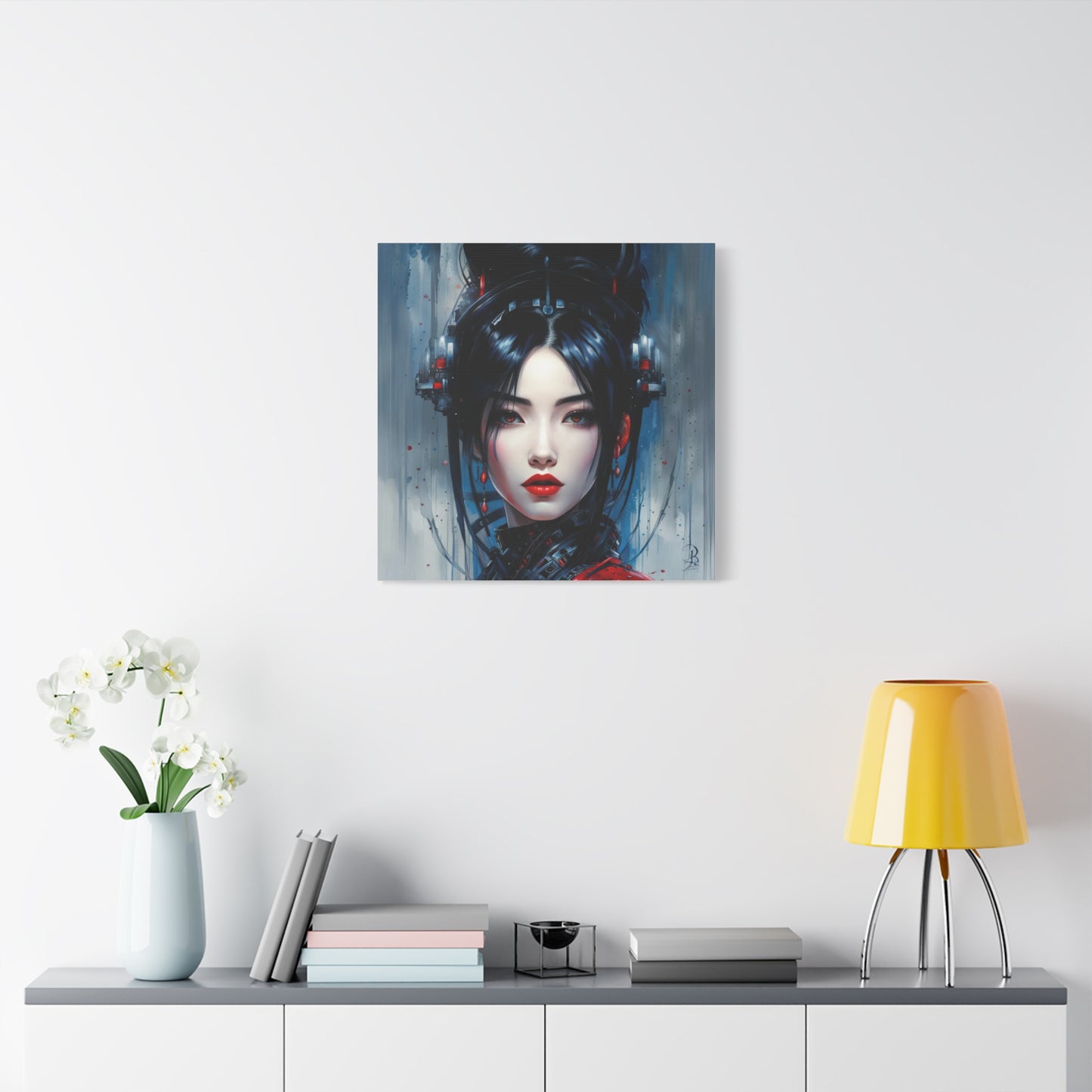 Beautiful ScFi Woman Asian Abstract Art