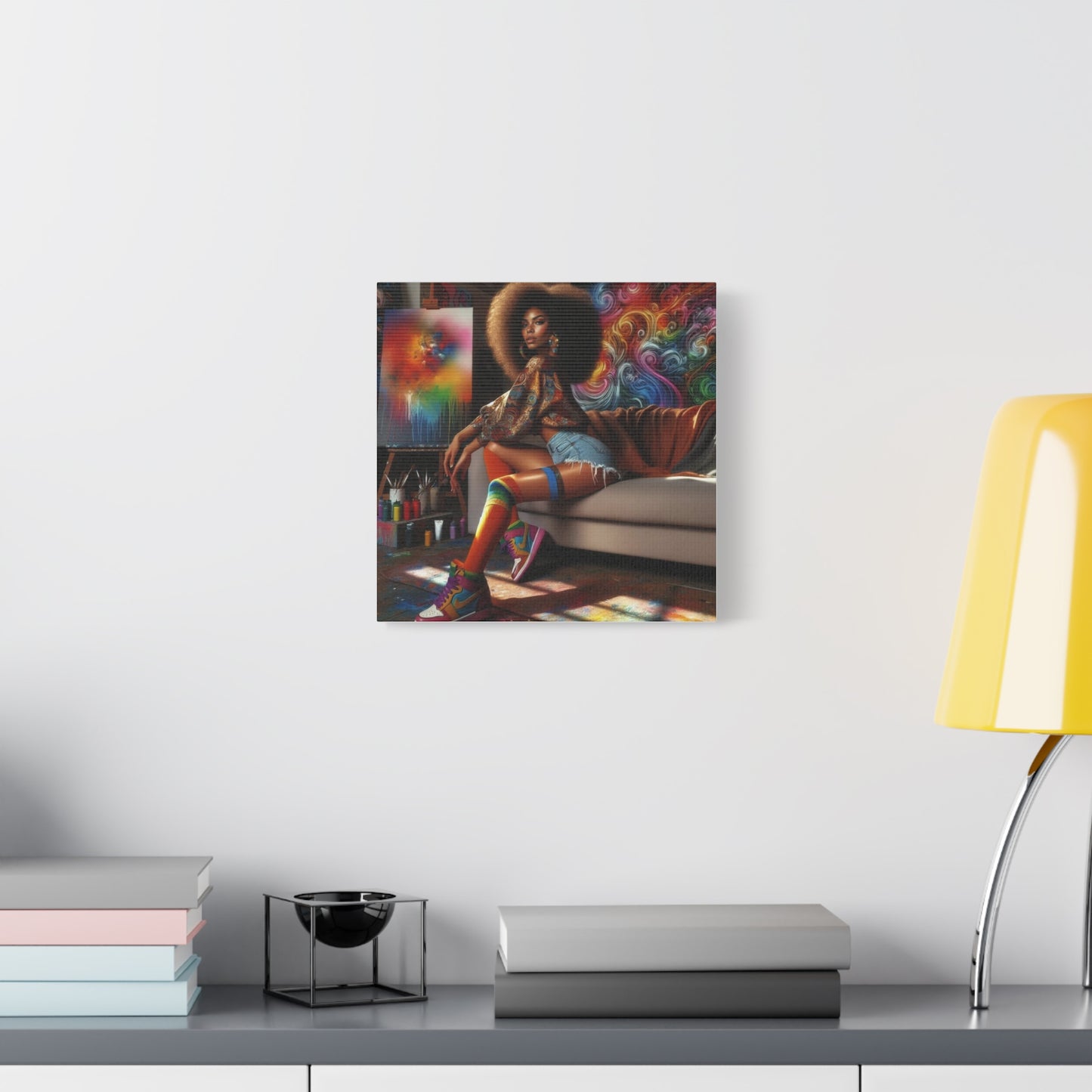 Beautiful Black Woman Canvas Art