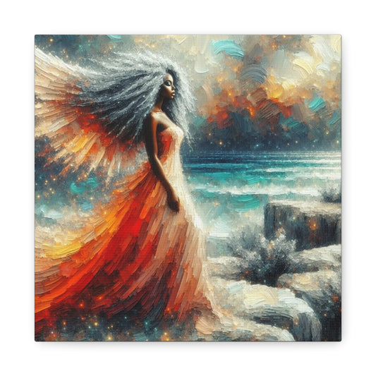 Beautiful Black Woman Canvas Art