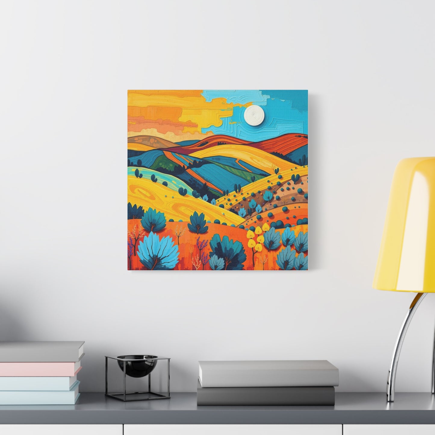 Canvas Wall Art - Black Hills Abstract Scenic Art