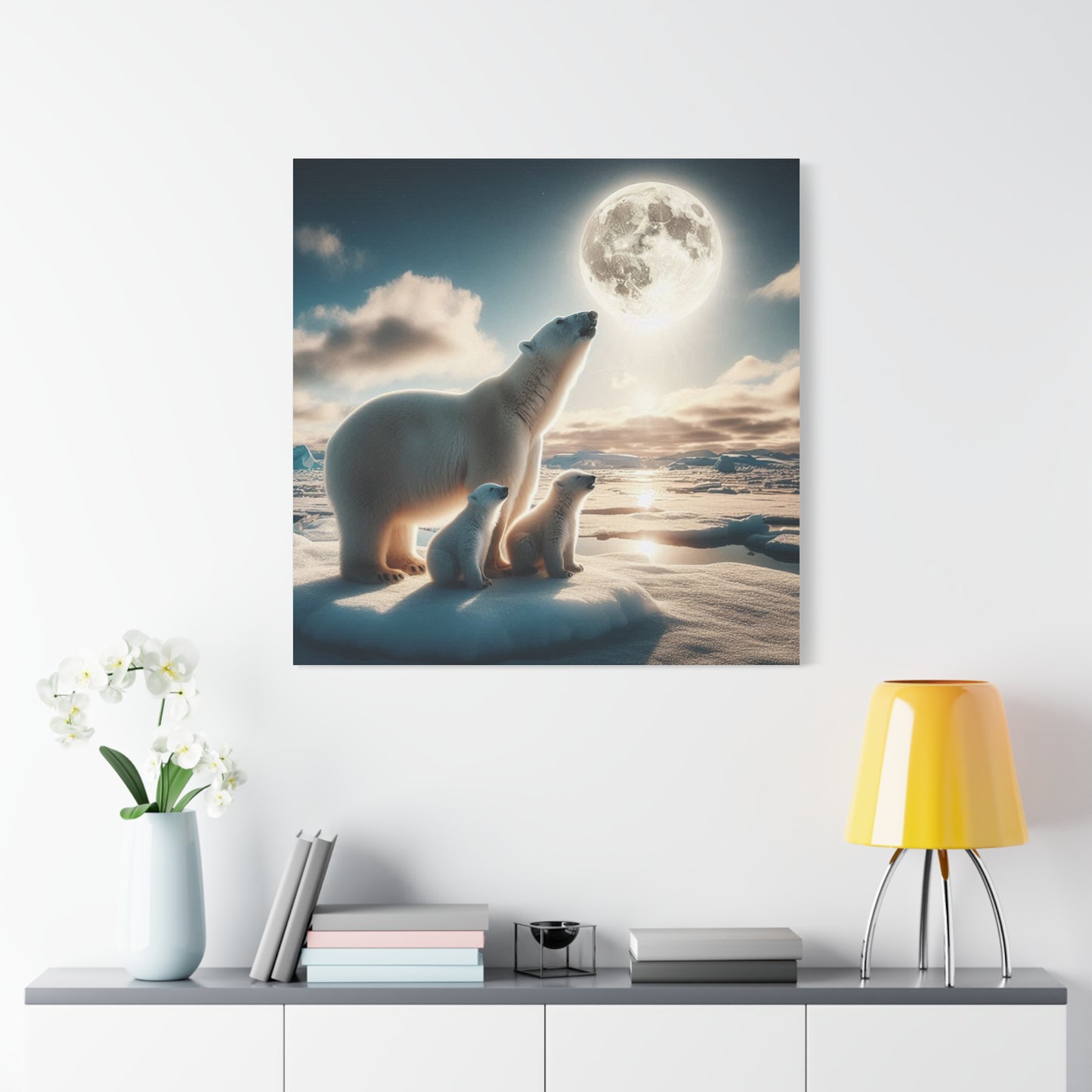 Canvas Print - Polar Bears Wall Art