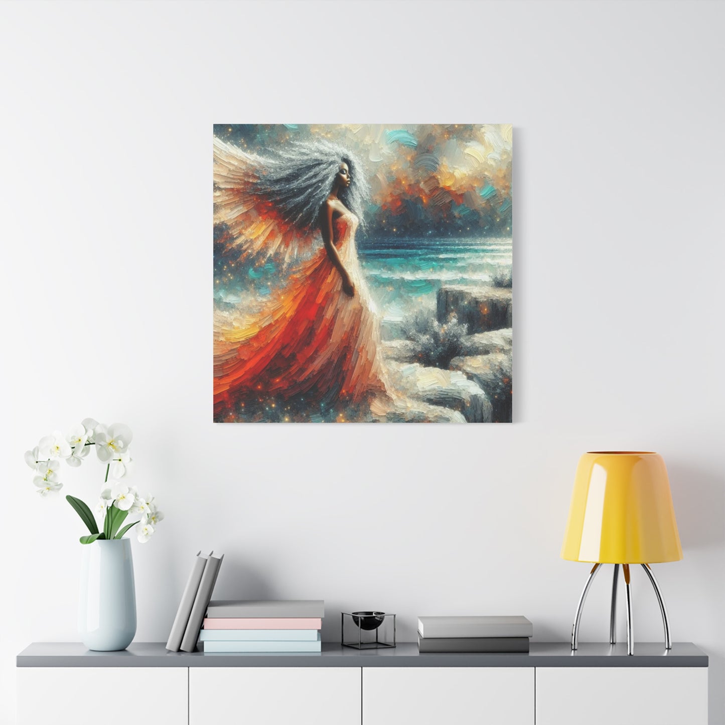 Beautiful Black Woman Canvas Art