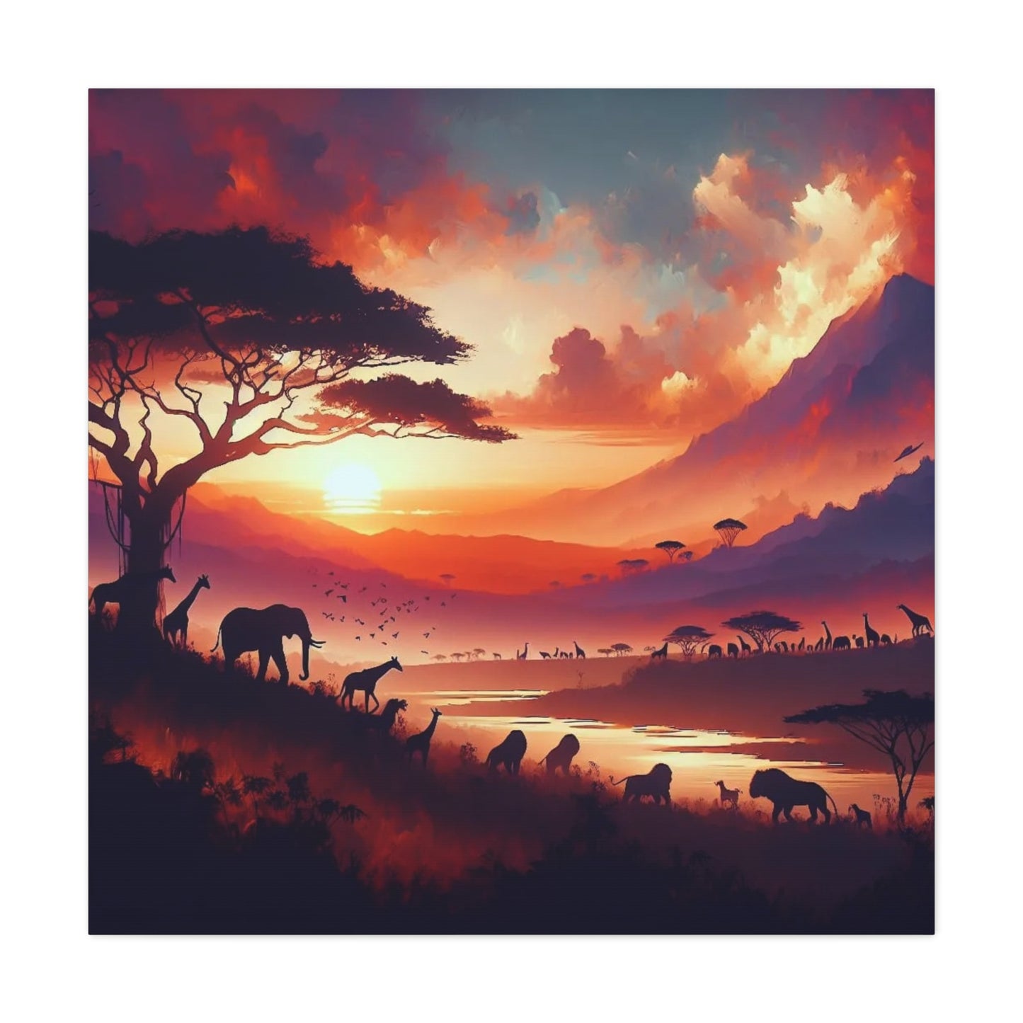 African Wilderness Canvas Art