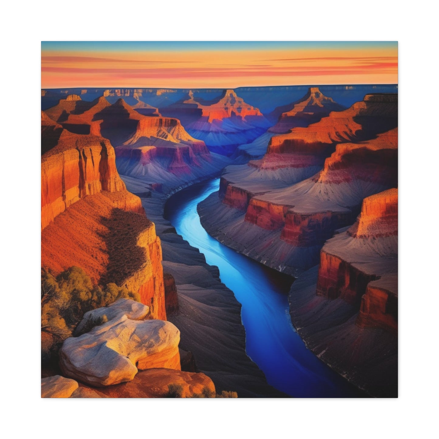 Canvas Print - Grand Canyon Abstract Art 5