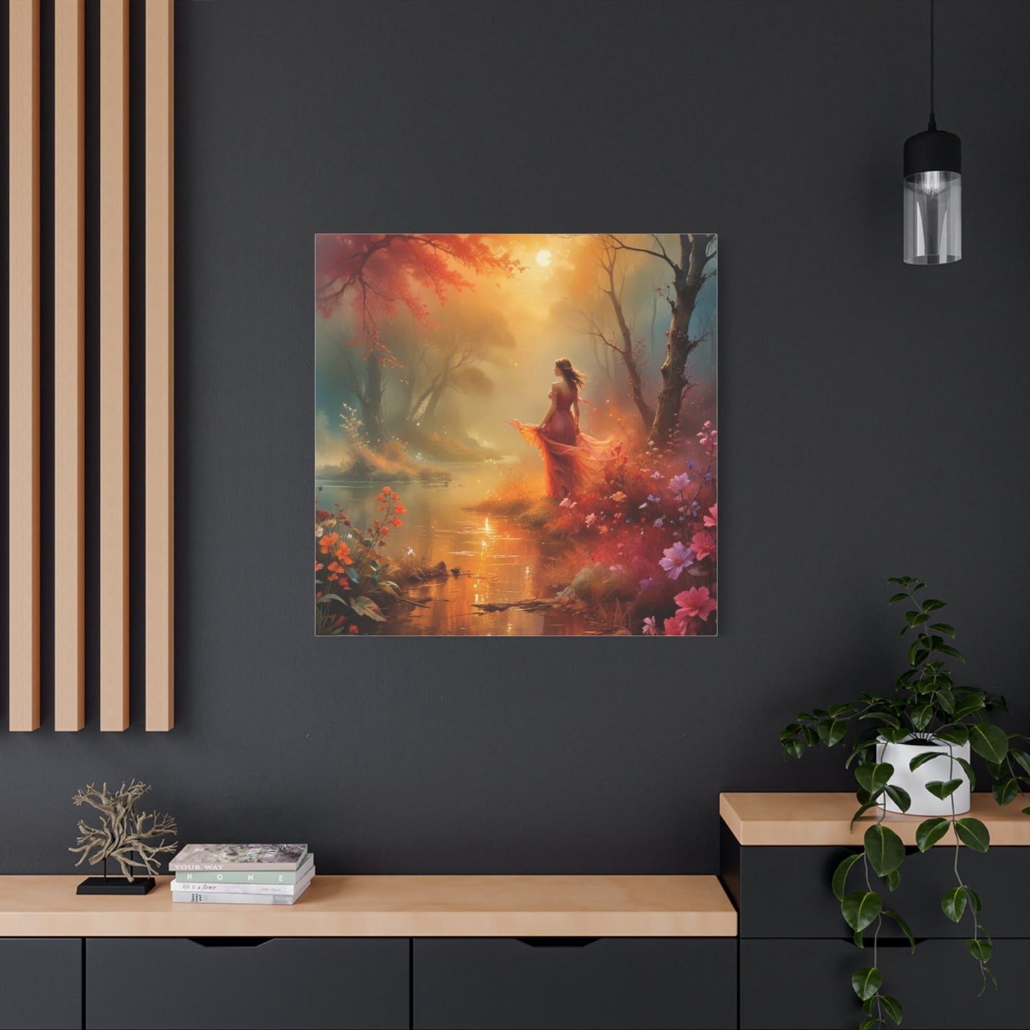 Canvas Print -Shimmer in the Morning Wall Art