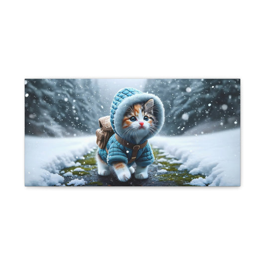 Kitten with a Coat Art