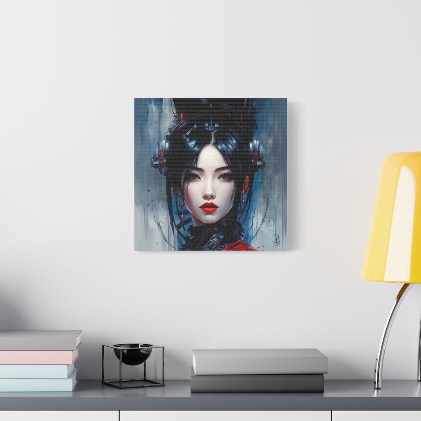 Beautiful ScFi Woman Asian Abstract Art