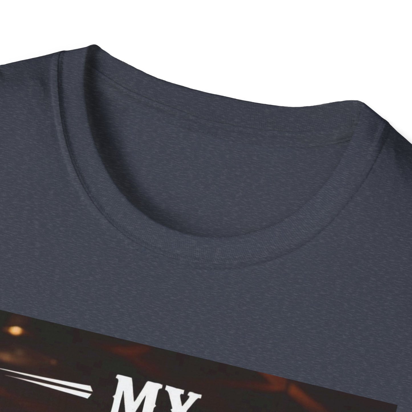 My Barstool Makes Me Feel Warm and Safe Western Boho, Unisex T-Shirt,