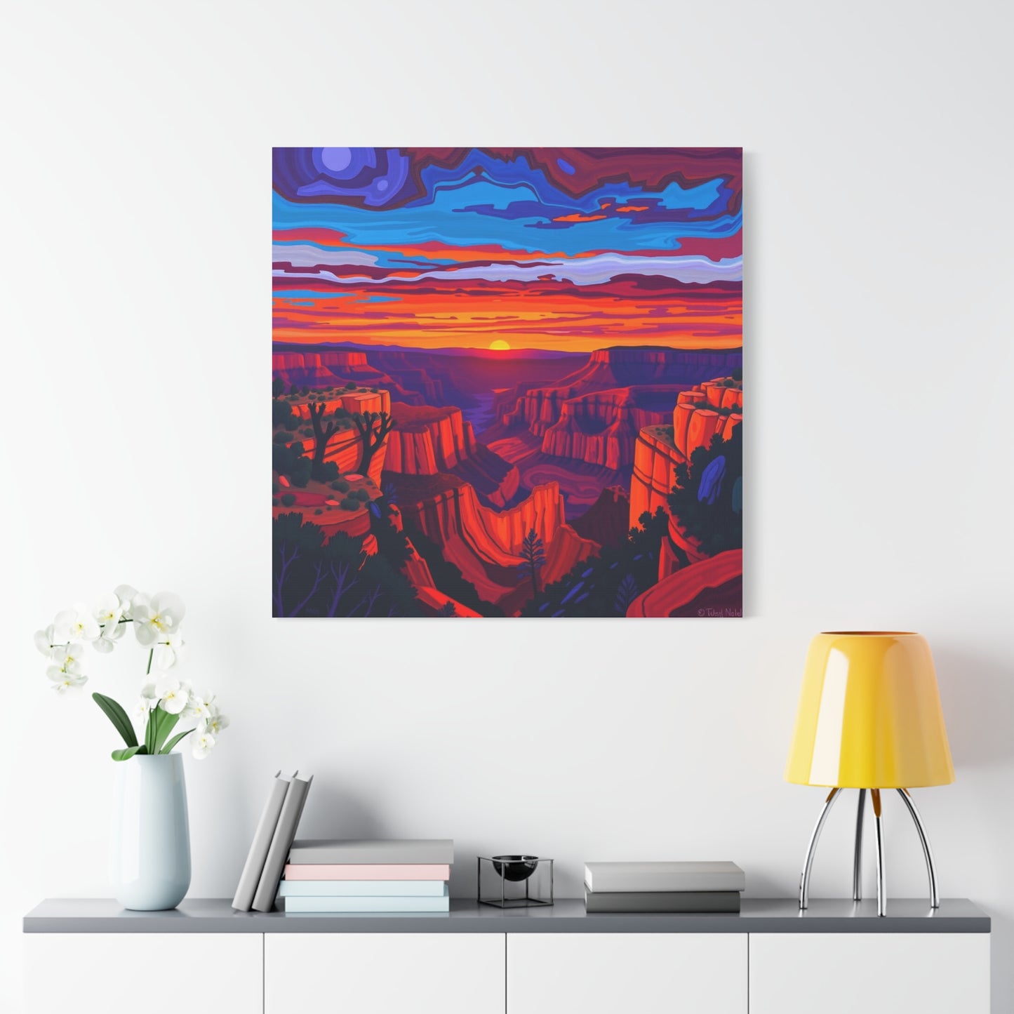 Canvas Print - Grand Canyon Abstract Art 2
