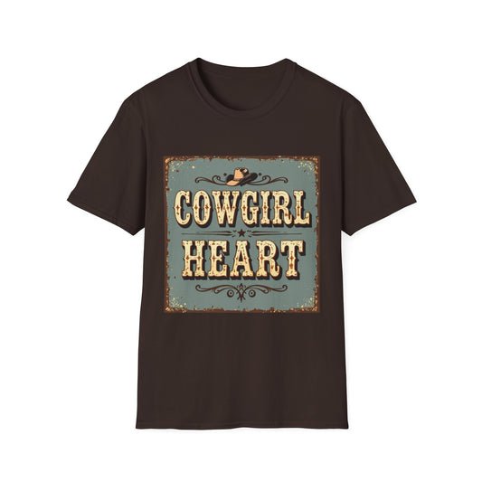 Cowgirl Heart Western Boho, Unisex T-Shirt,