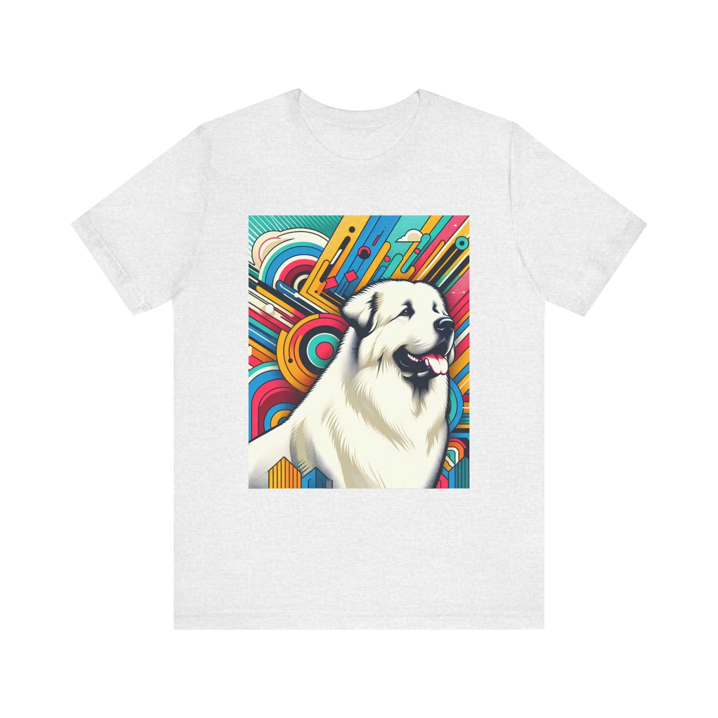 Retro Colorful Great PyreneesTee - Unisex Shirt