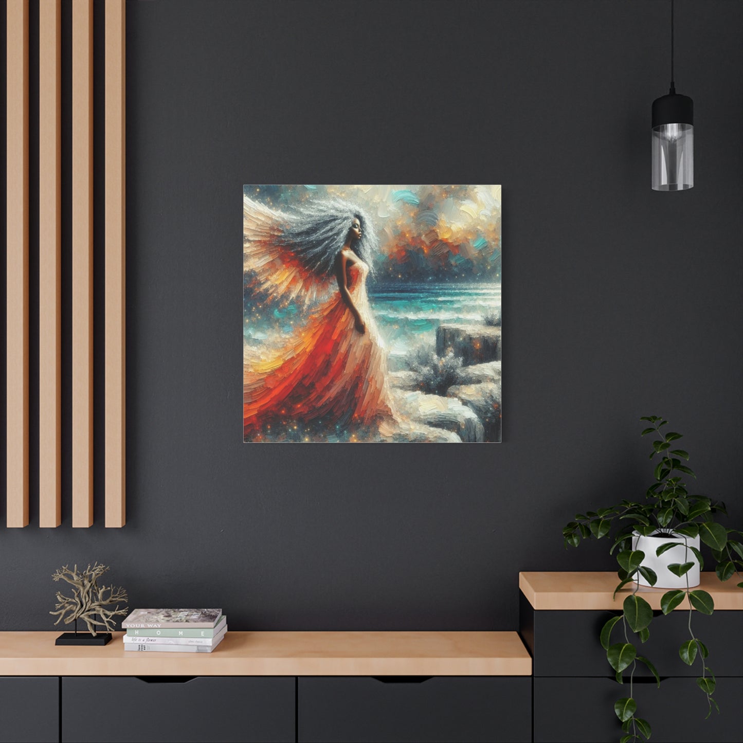 Beautiful Black Woman Canvas Art