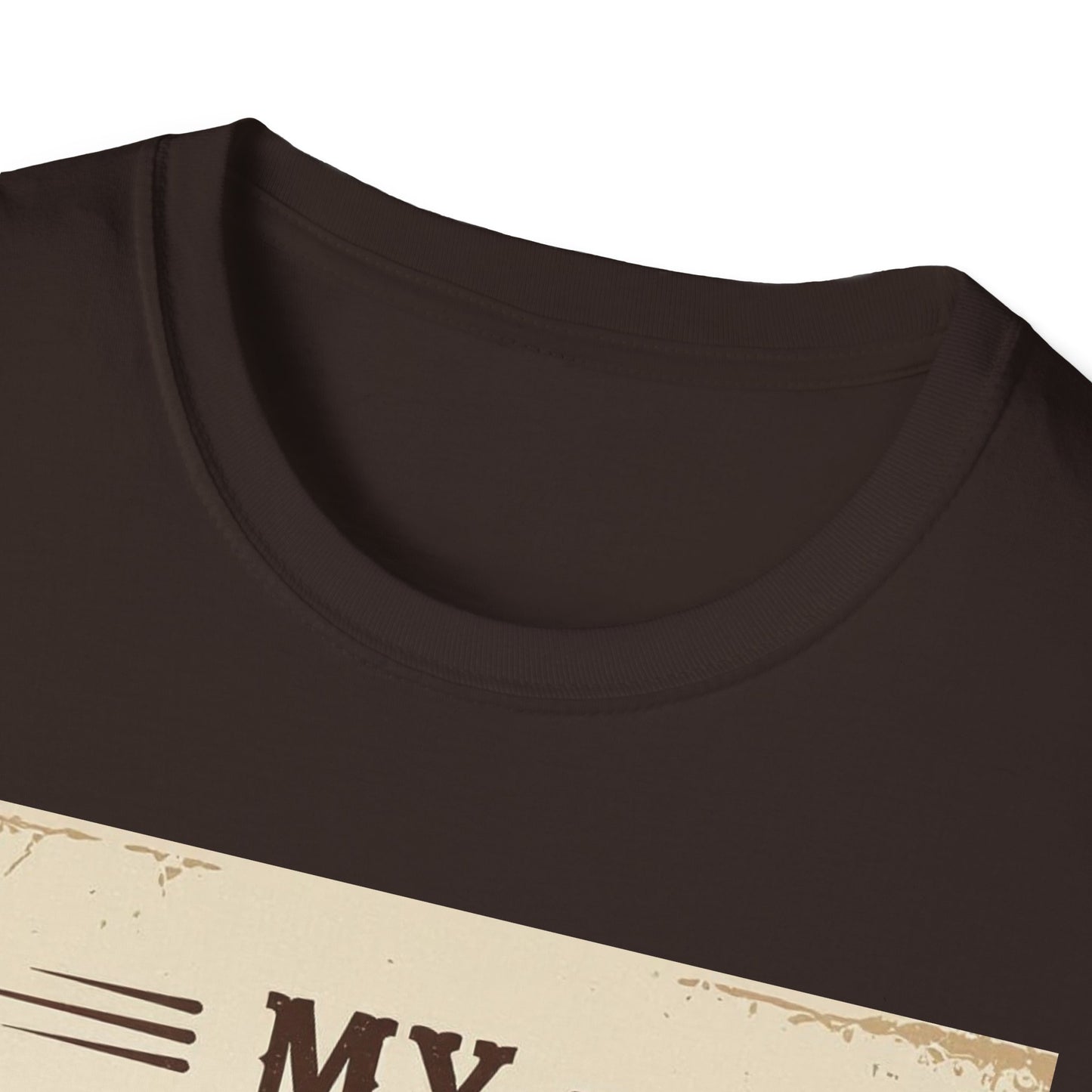 My Barstool Makes Me Feel Warm and Safe Western Boho, Unisex T-Shirt,