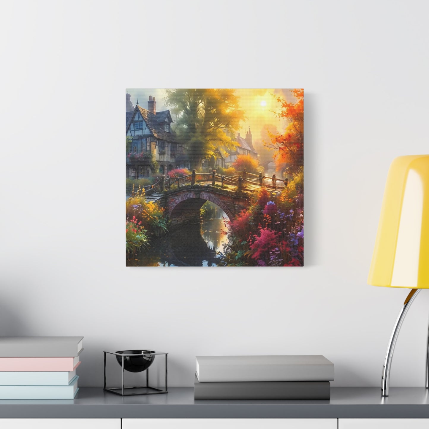 Canvas Print - The Bridge to Town Wall Art