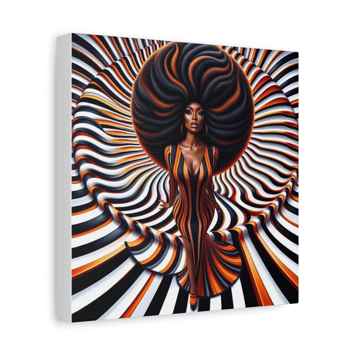 Beautiful Black Woman Canvas Art