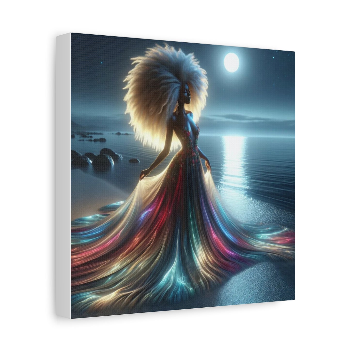Beautiful Black Woman Canvas Art