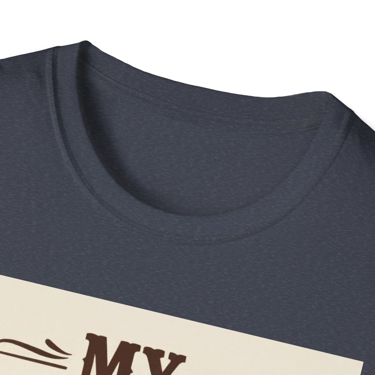 My Barstool Makes Me Feel Warm and Safe Western Boho, Unisex T-Shirt,