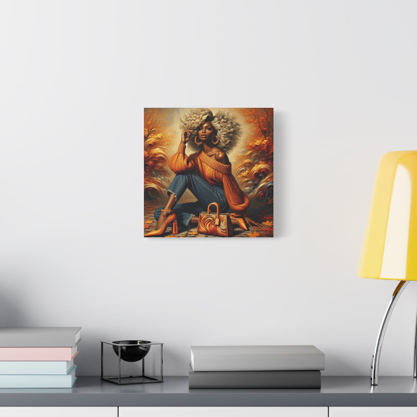 Beautiful Black Woman Canvas Art