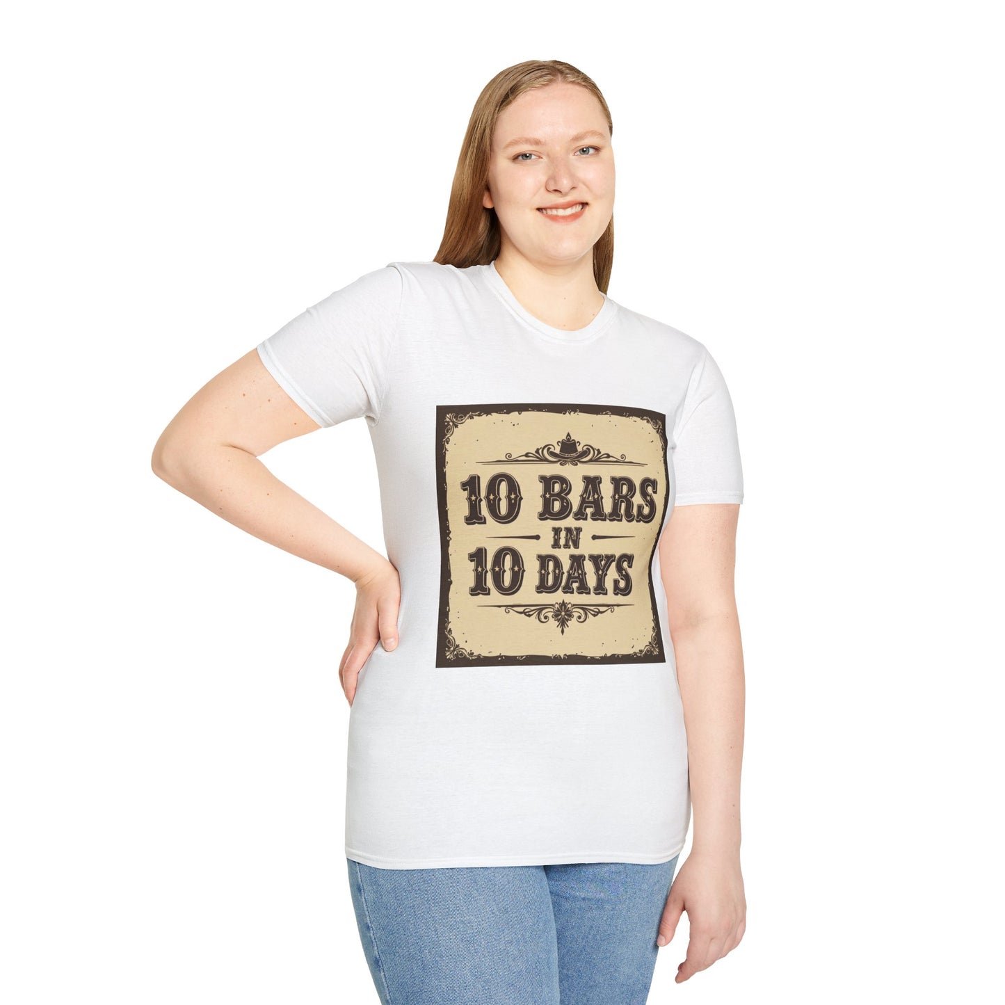 10 bars In 10 Days Western Boho, Unisex T-Shirt,