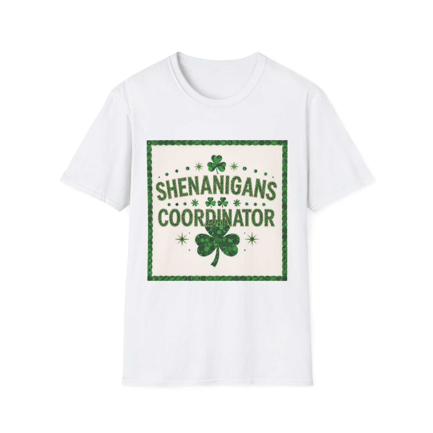 Shenanigans Coordinator.. Saint Patty's Day Funny T-Shirt — St. Patrick's Day Humor Tee