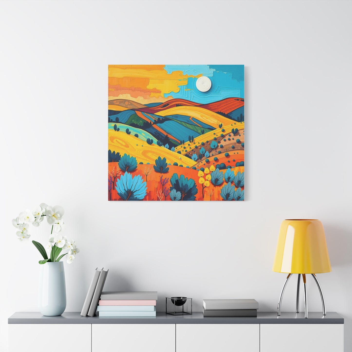 Canvas Wall Art - Black Hills Abstract Scenic Art