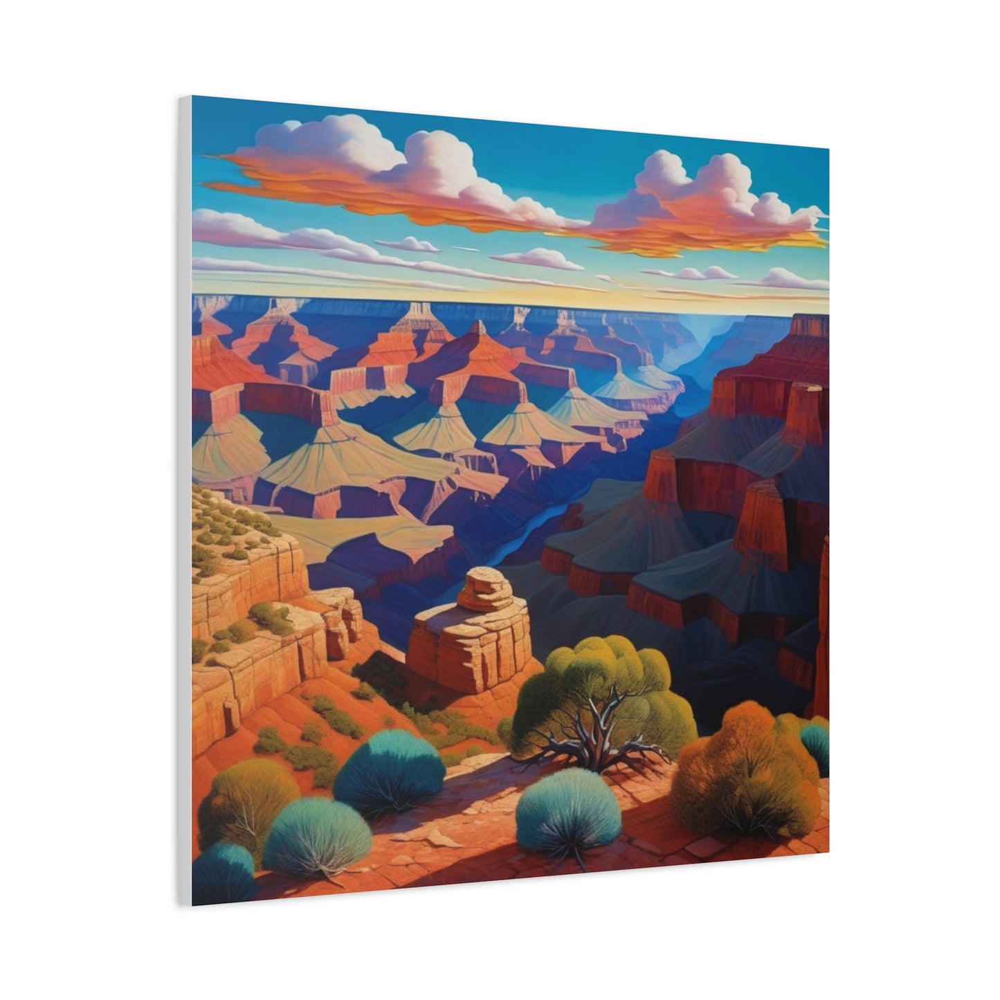 Canvas Print - Grand Canyon Abstract Art 3