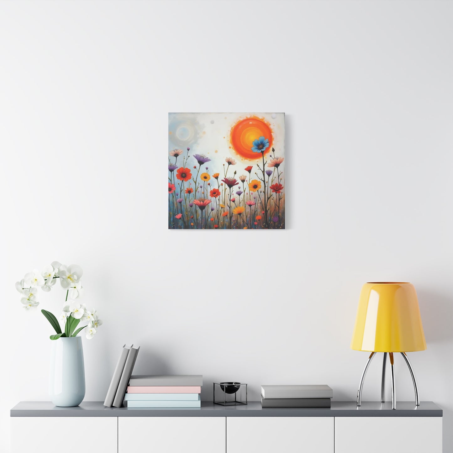 Flowers in the Sun Abstract Art
