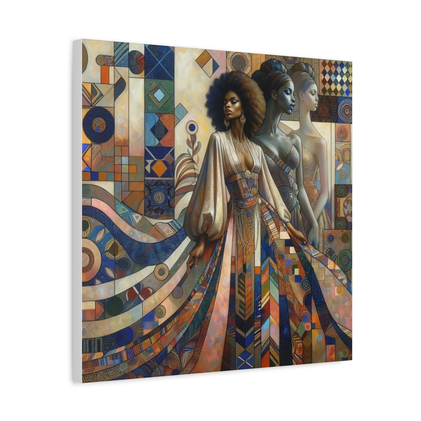 Beautiful Black Woman Canvas Art