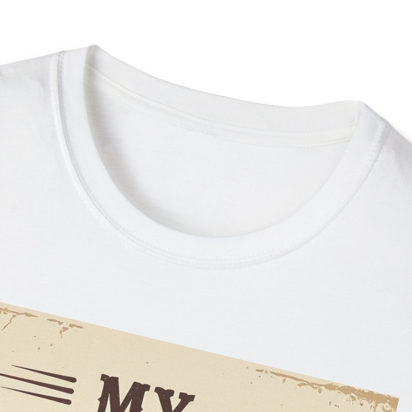 My Barstool Makes Me Feel Warm and Safe Western Boho, Unisex T-Shirt,