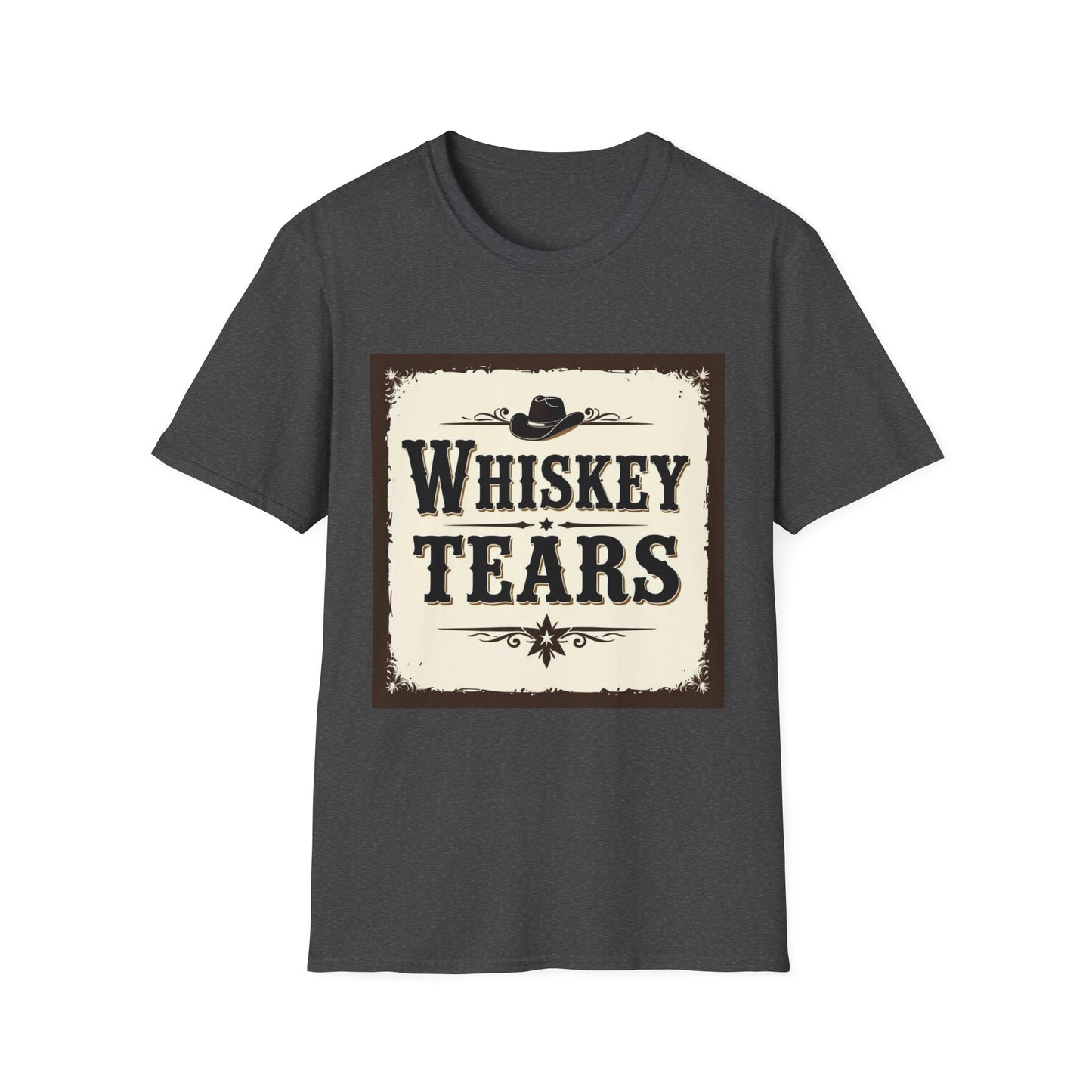 Whiskey Tears Western Boho, Unisex T-Shirt,