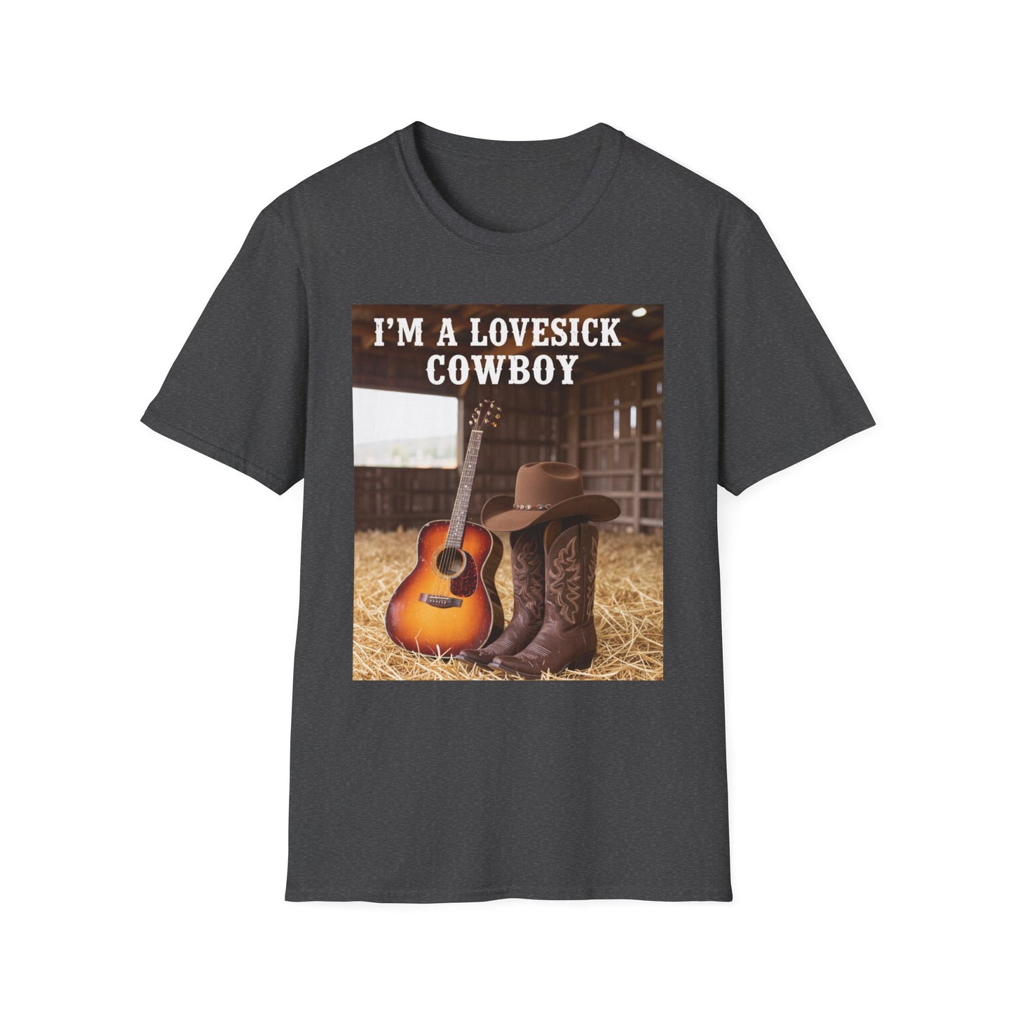 I'm a Lovesick Cowboy Western Boho, Unisex T-Shirt,