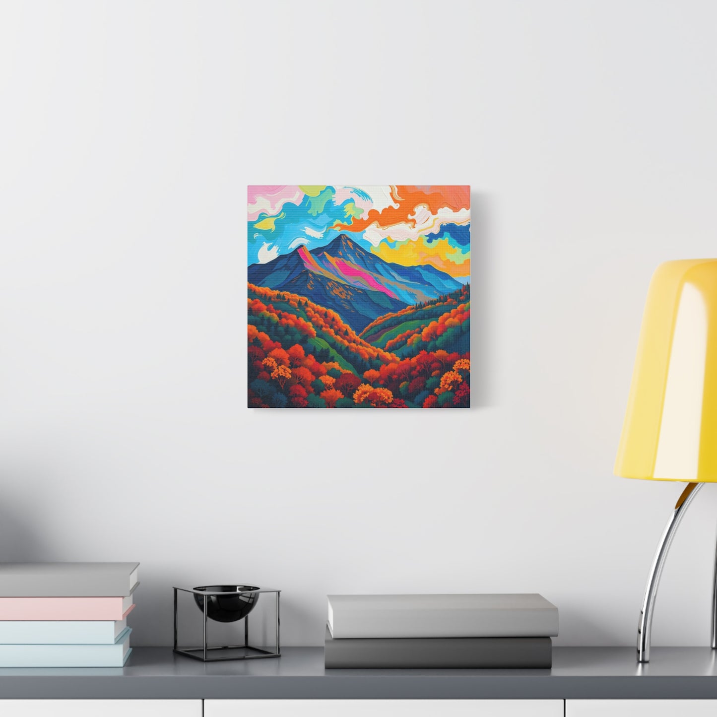 Canvas Wall Art - Abstract Black Hills Scenic