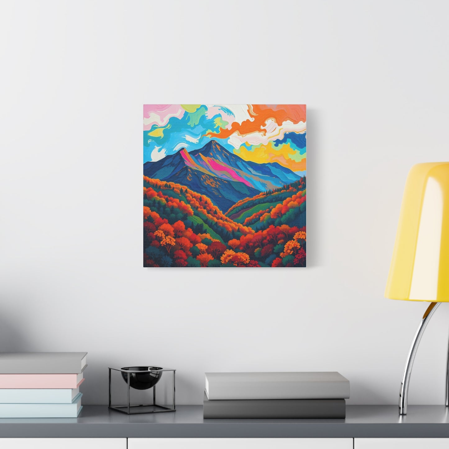 Canvas Wall Art - Abstract Black Hills Scenic