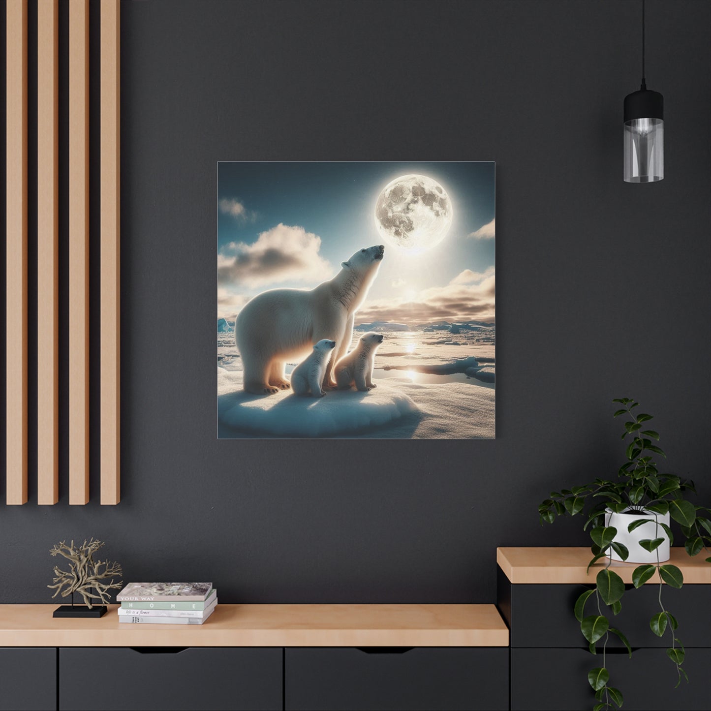 Canvas Print - Polar Bears Wall Art