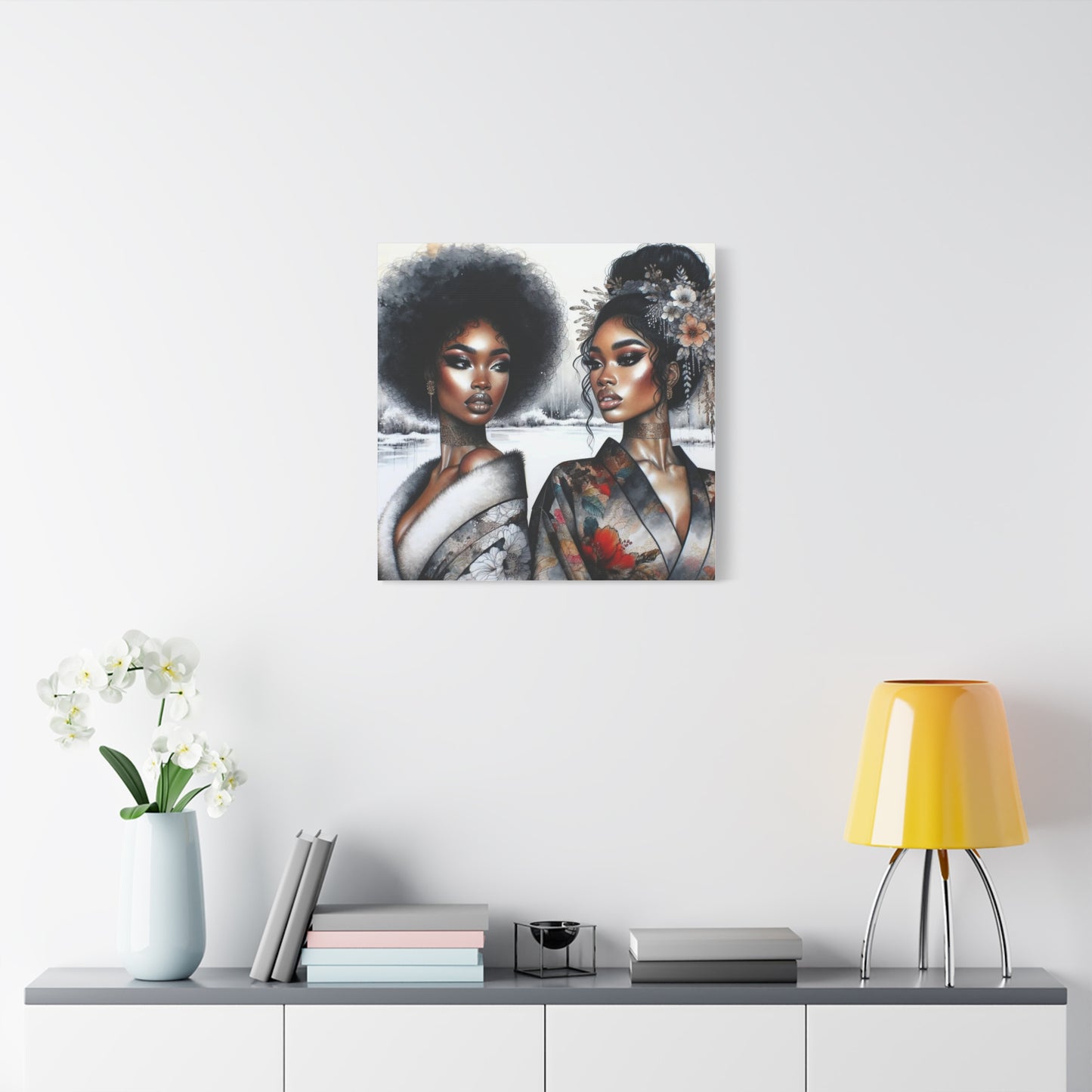 Beautiful Black Woman Canvas Art
