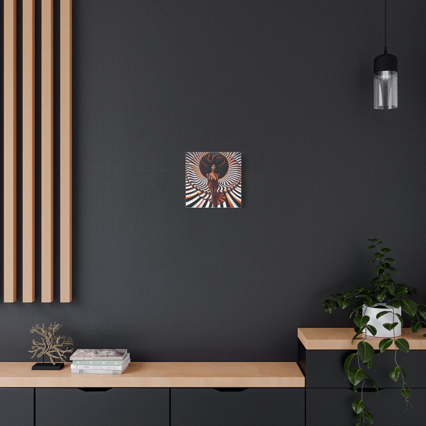 Beautiful Black Woman Canvas Art