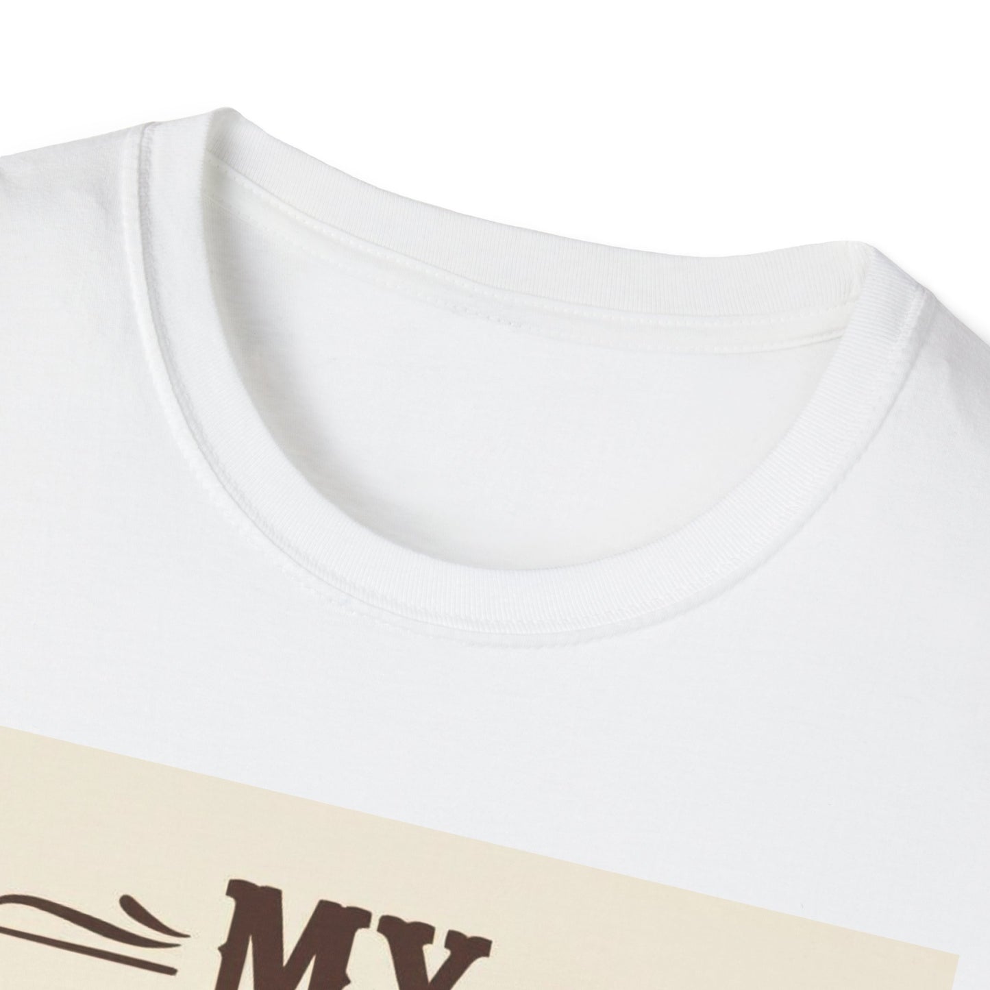 My Barstool Makes Me Feel Warm and Safe Western Boho, Unisex T-Shirt,