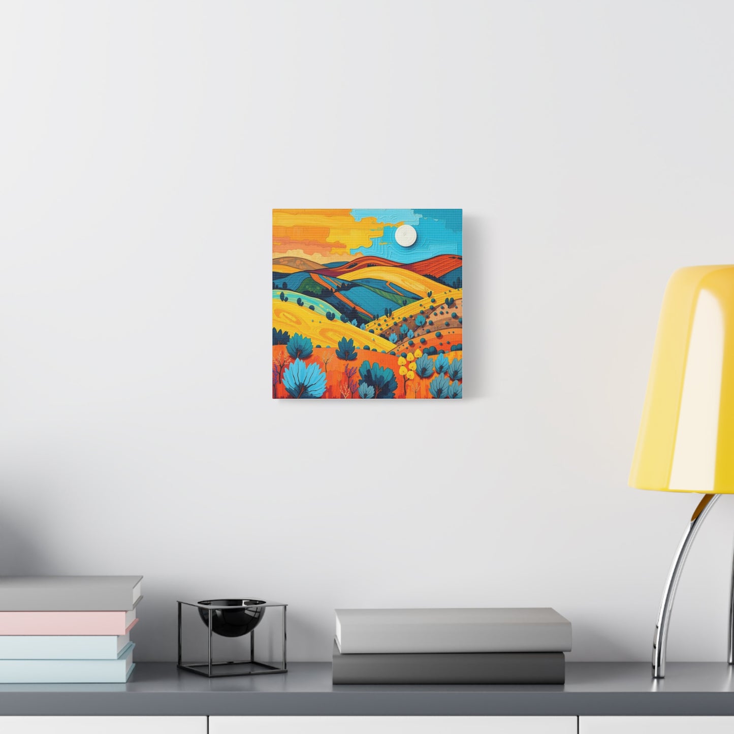 Canvas Wall Art - Black Hills Abstract Scenic Art