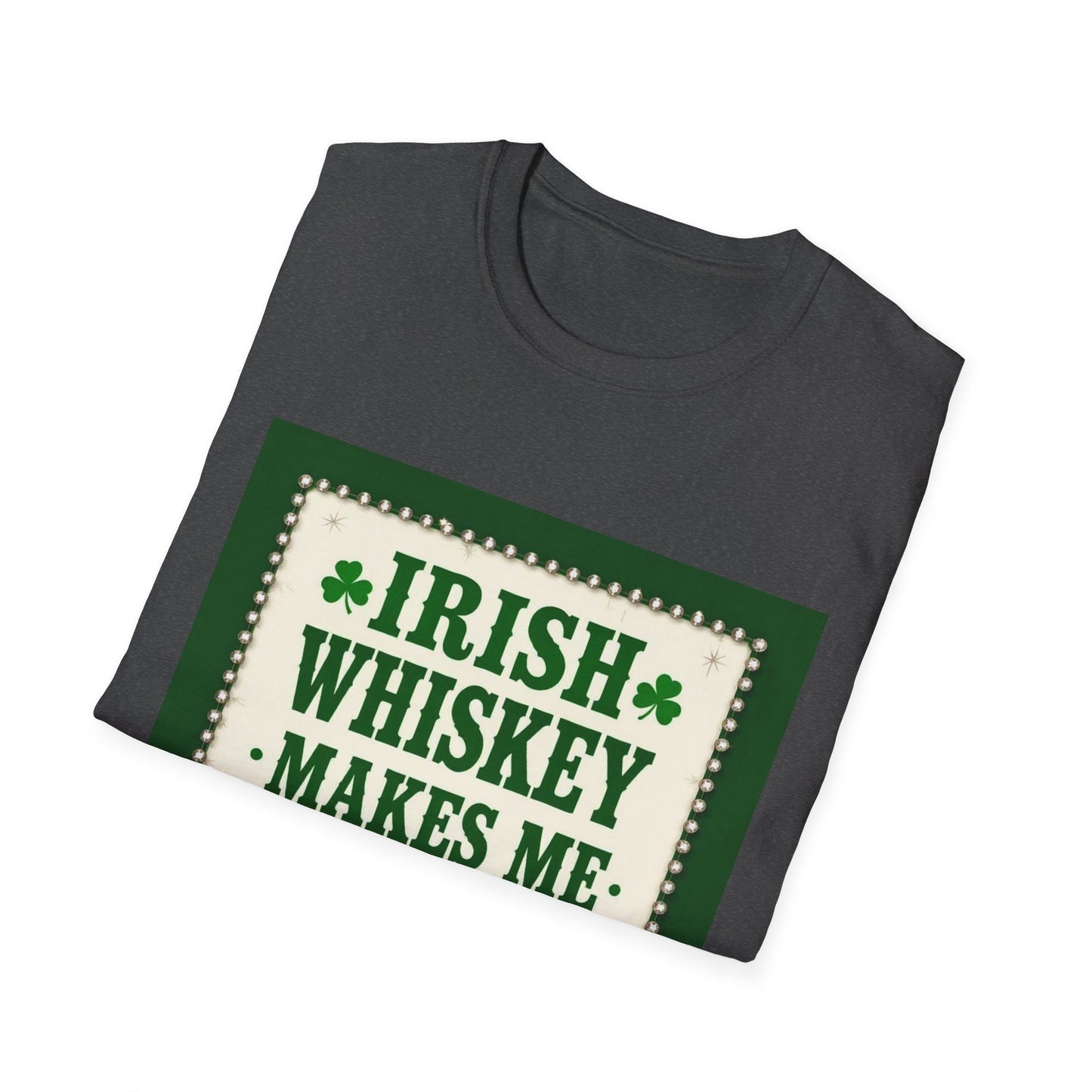 Irish Whiskey Makes Me Friskey Western Boho, Unisex T-Shirt,